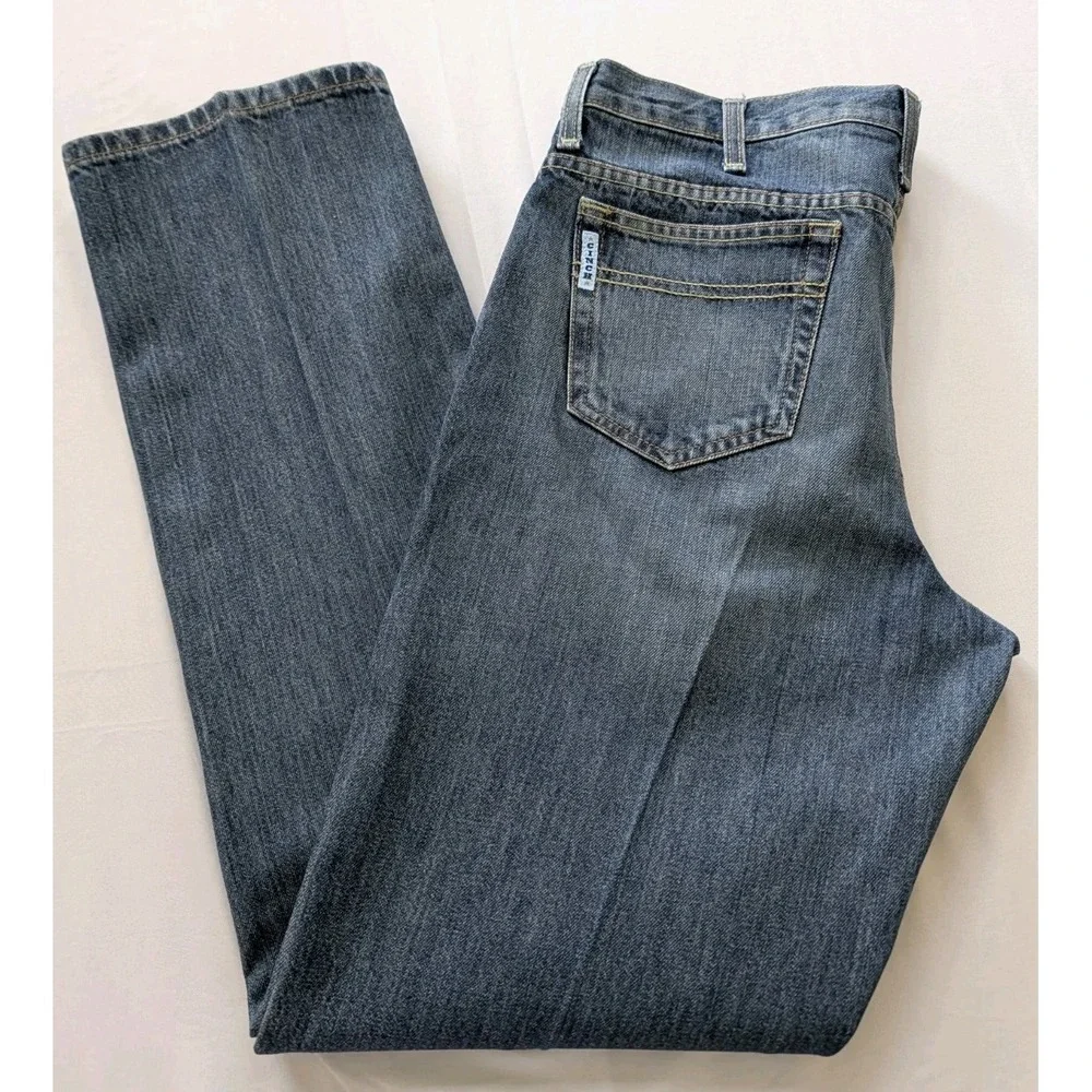 Cinch Green Label Original Fit Denim Jeans Men's 34x34(35x35) Med Wash Creased
